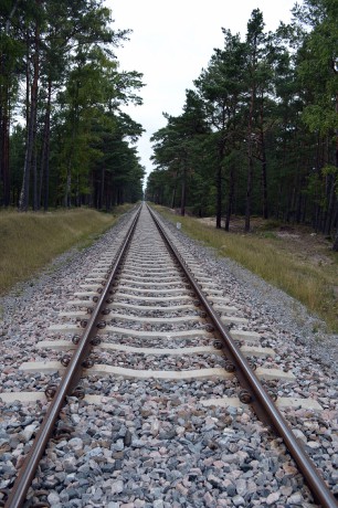 Starobylá koľajnica na Hele